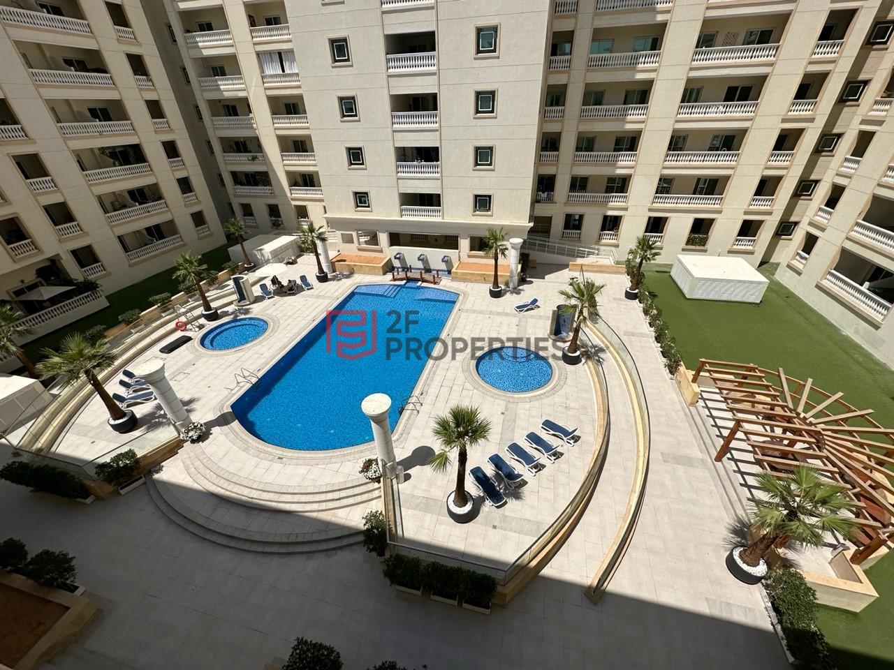 Fully Furnished | Pool View | +Maid